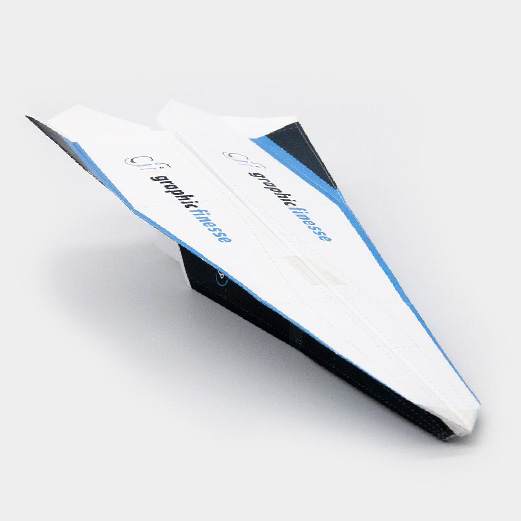 Branded Paper Airplane Template
