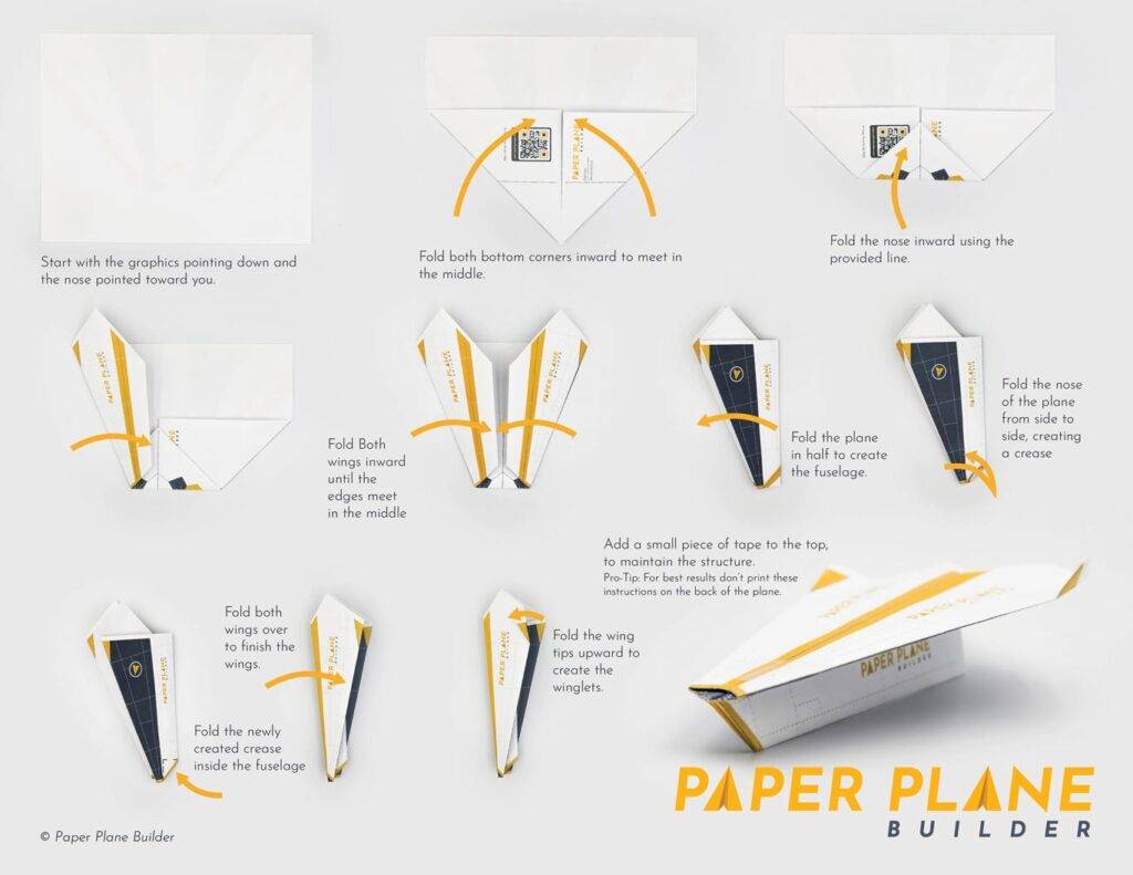 Dart Paper Airplane Template, Details and Instructions | Paper Plane Instructions