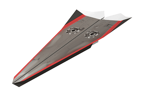 Modified Dart (2) Paper Airplane Template