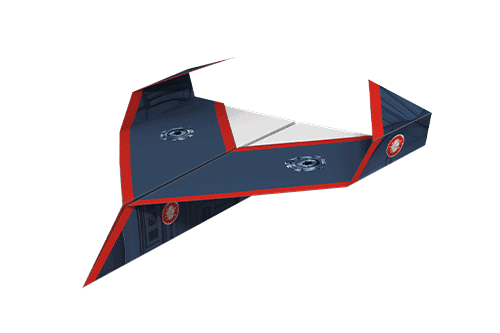 Stunt Jet (4) Paper Airplane Template